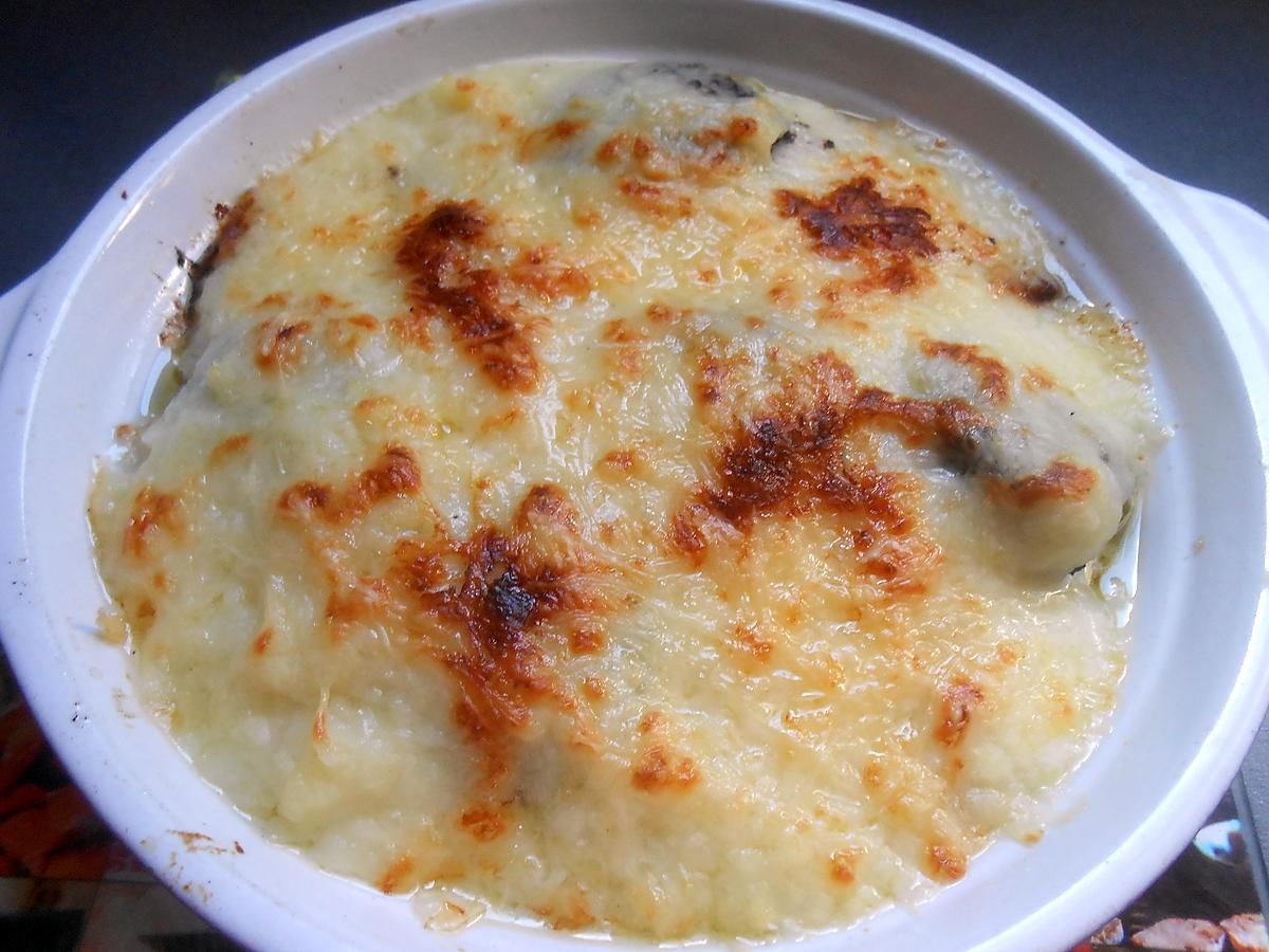 recette BOUDIN AUX DEUX POMMES EN PARMENTIER