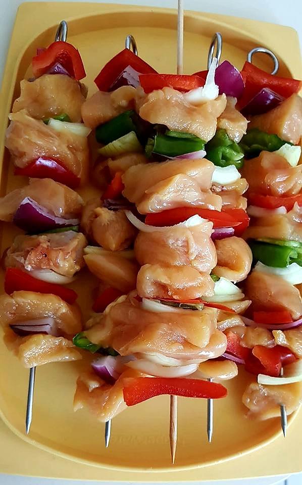 recette Brochette de poulet maison