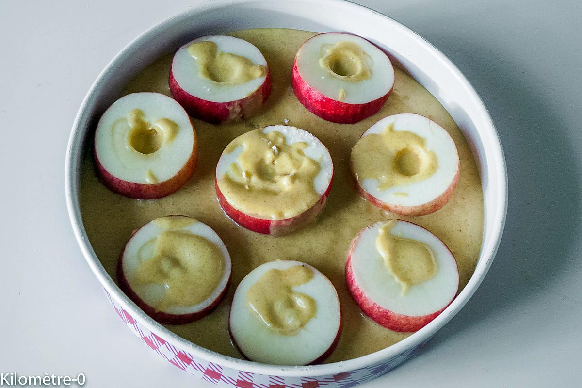 recette Gâteau pommes  noisettes