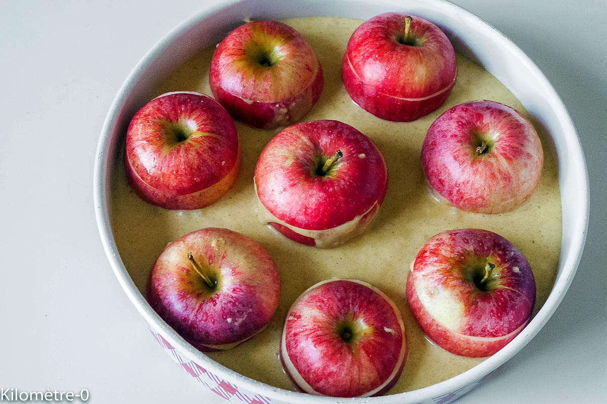 recette Gâteau pommes  noisettes