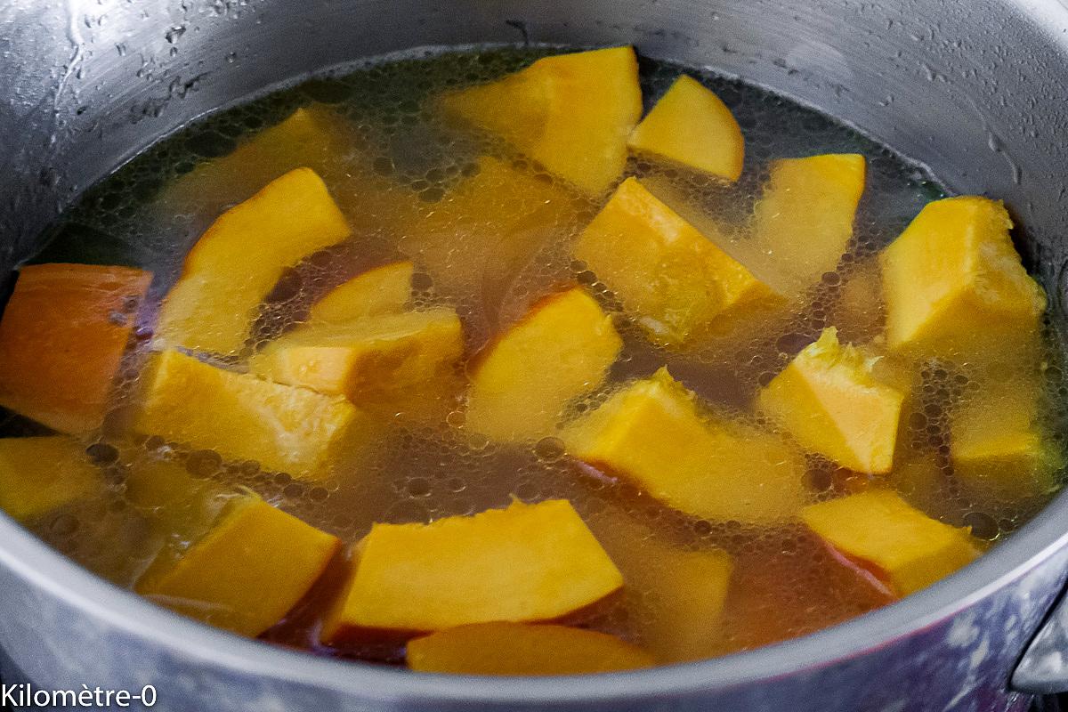 recette Soupe de potimarron à la fourme d'Ambert