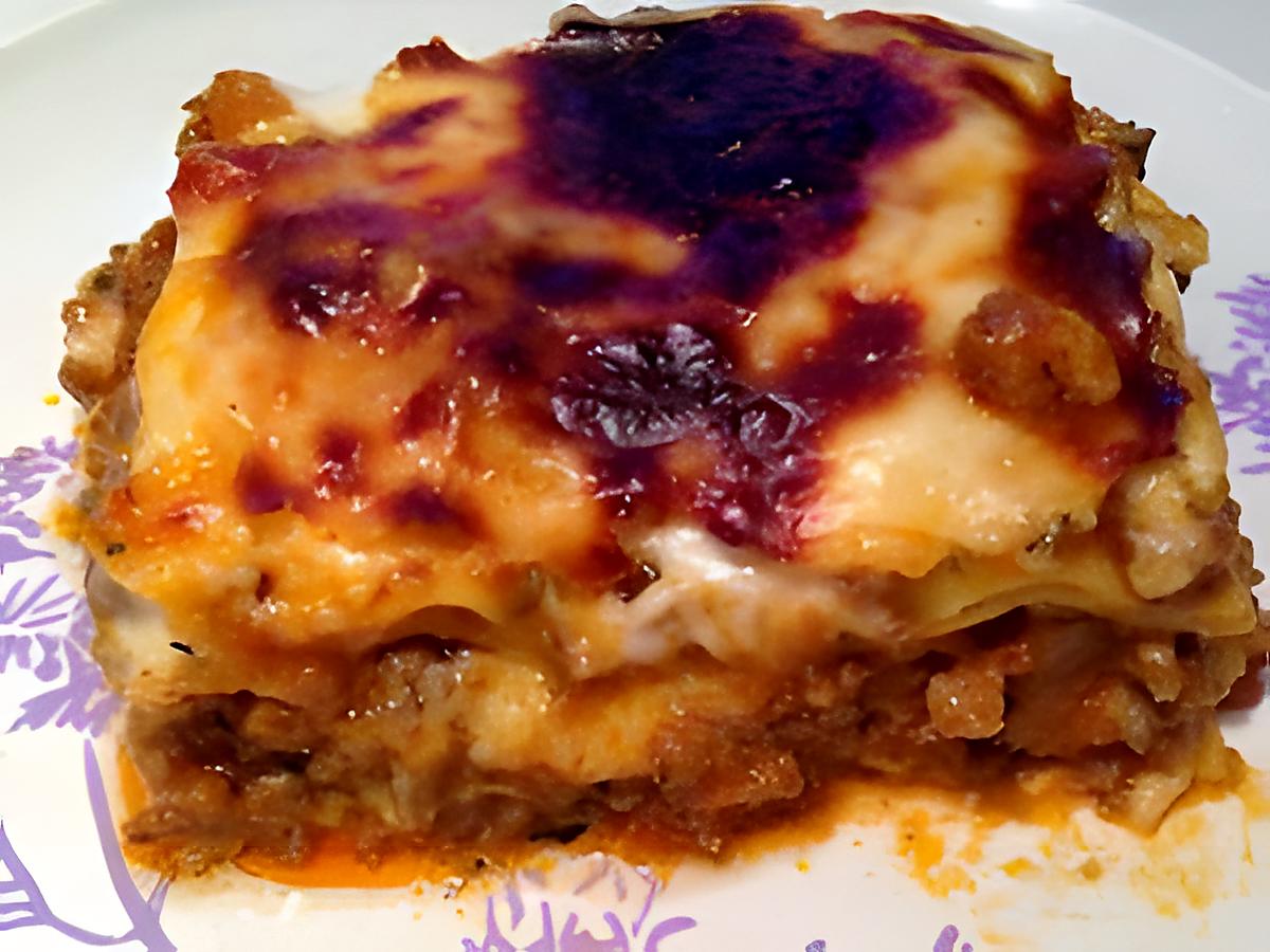 recette Lasagnes à la bolognaise au thermomix