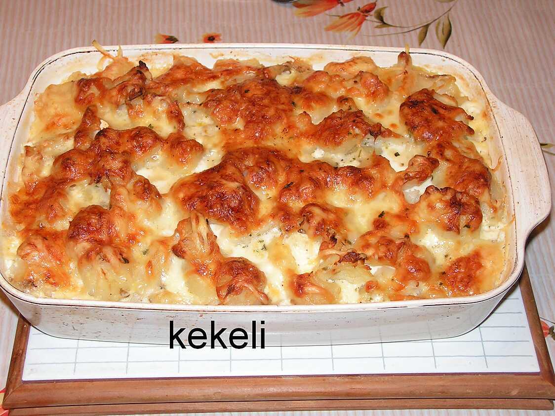 Recette de Gratin de pomme de terre et topinambours