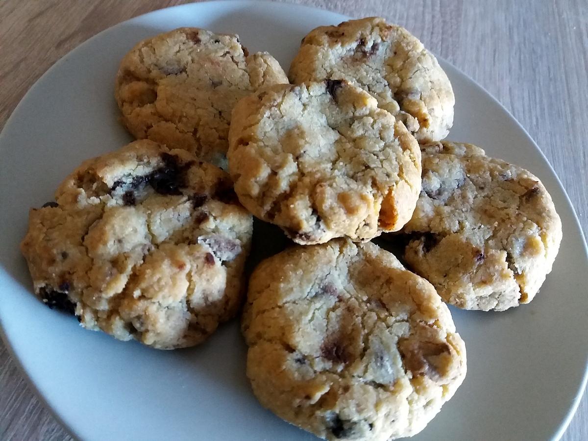 recette Cookies 3 chocolats/sirop chocolat cookie