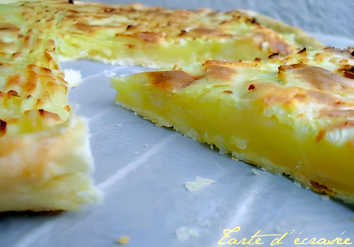 recette Tarte d'Écrasée (Pommes de Terre, Poireau & Oignon)