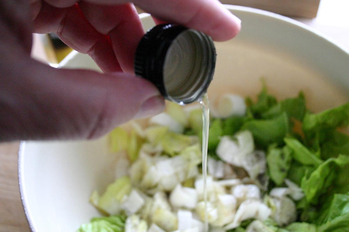 recette Cailles Fermières Rôties Salade et Petits Pois au Beurre