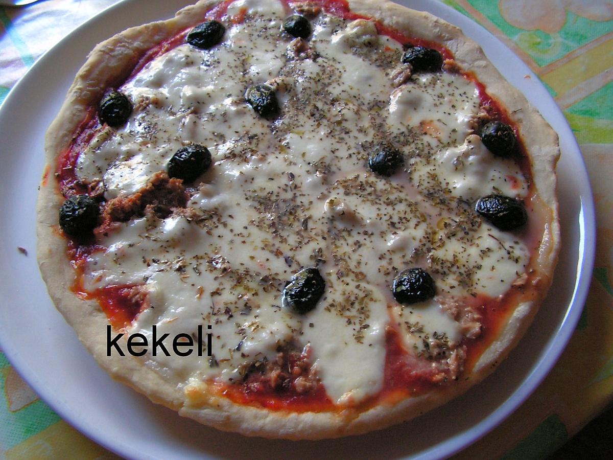 recette Pizza au thon