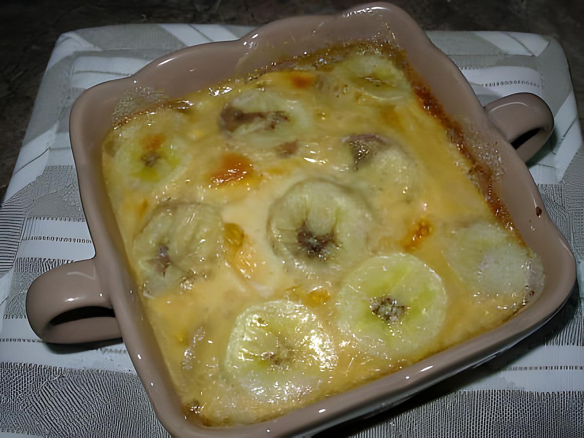 recette Gratiné de Bananes coco&rhum