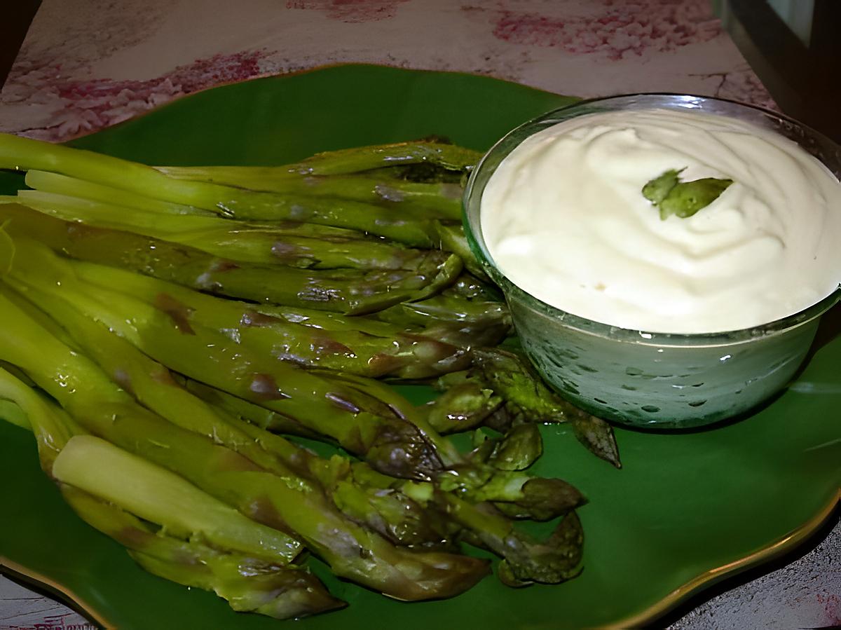 recette Asperges fraîches et leur mousseline