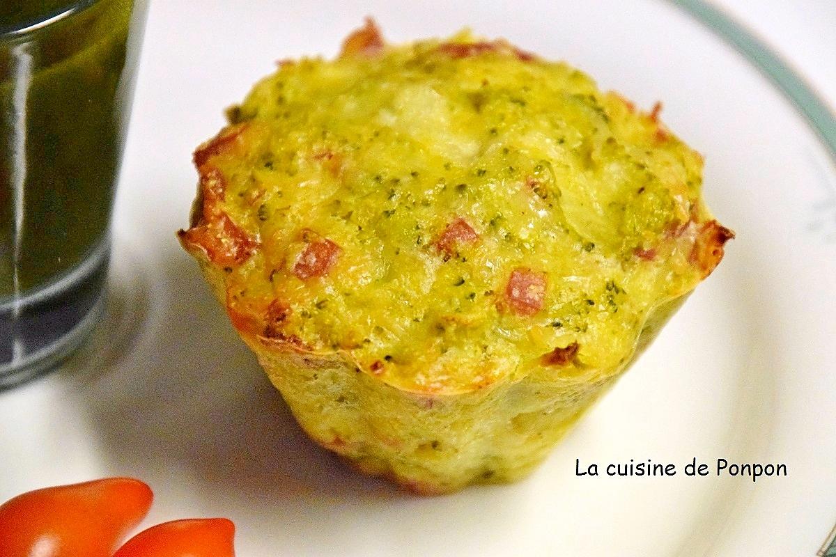 recette Muffin aux brocolis et saucisson