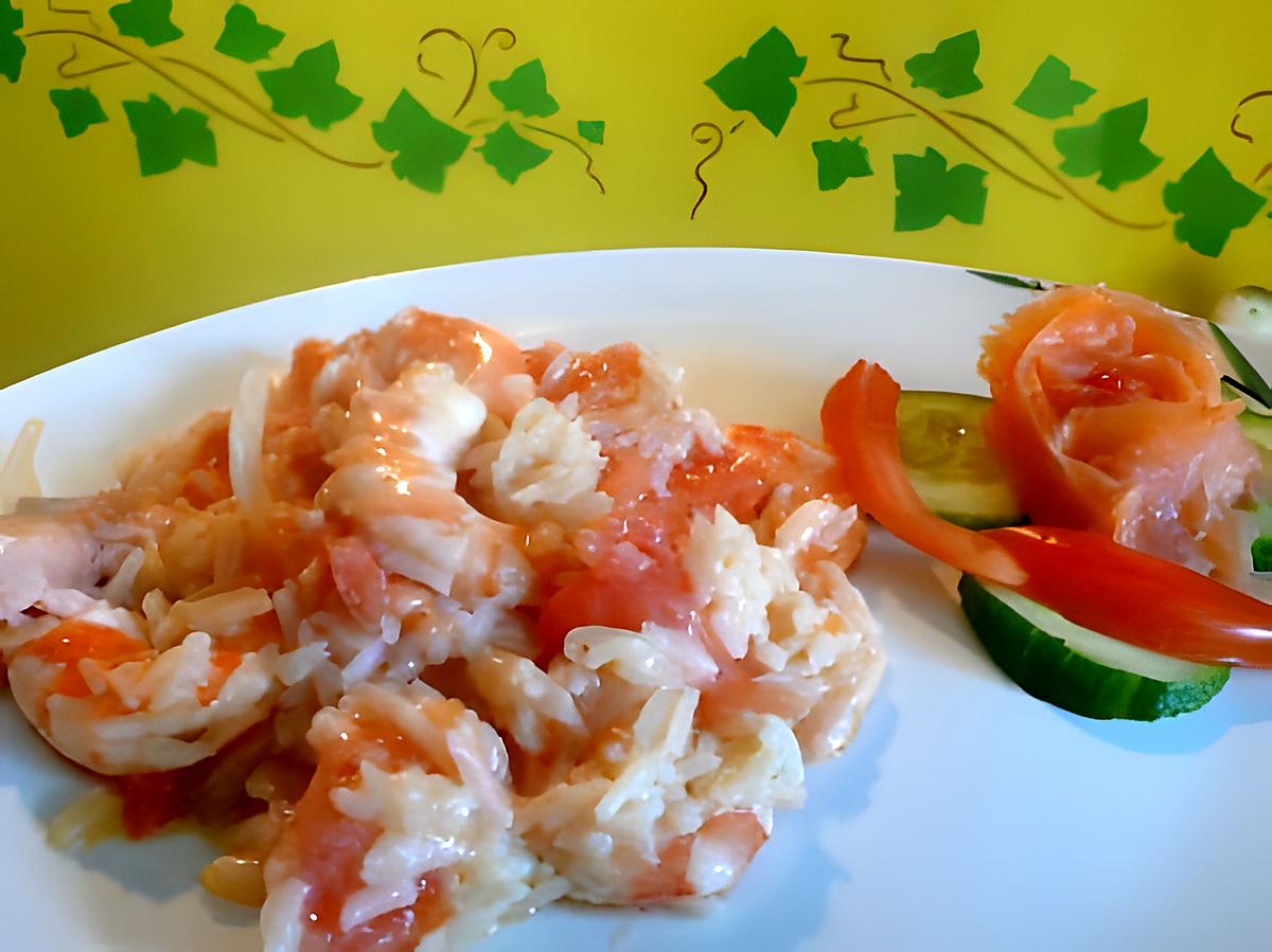 recette risotto de crevettes sauce citron