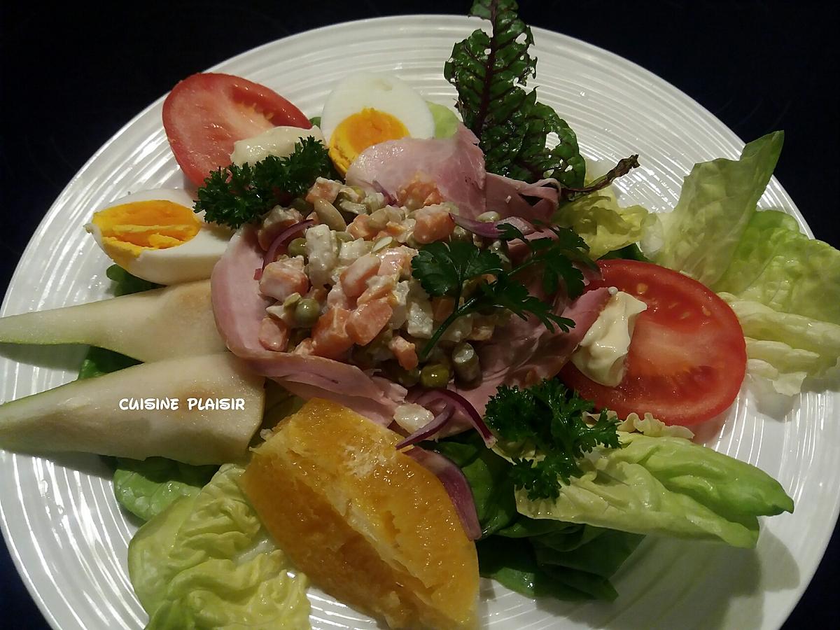 recette Une envie de salade composée avant de passer à l'hiver