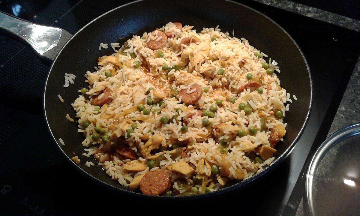 recette Arroz con carne (riz a la viande ,c est le riz a l espagnol)