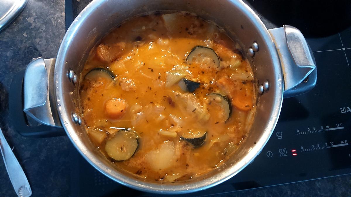 recette Ma soupe aux pistou à ma façon