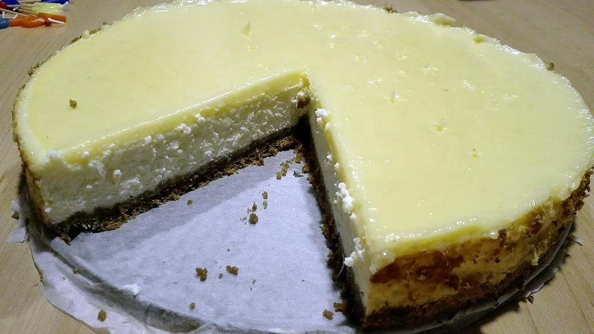 recette Cheesecake citron sur base spéculos