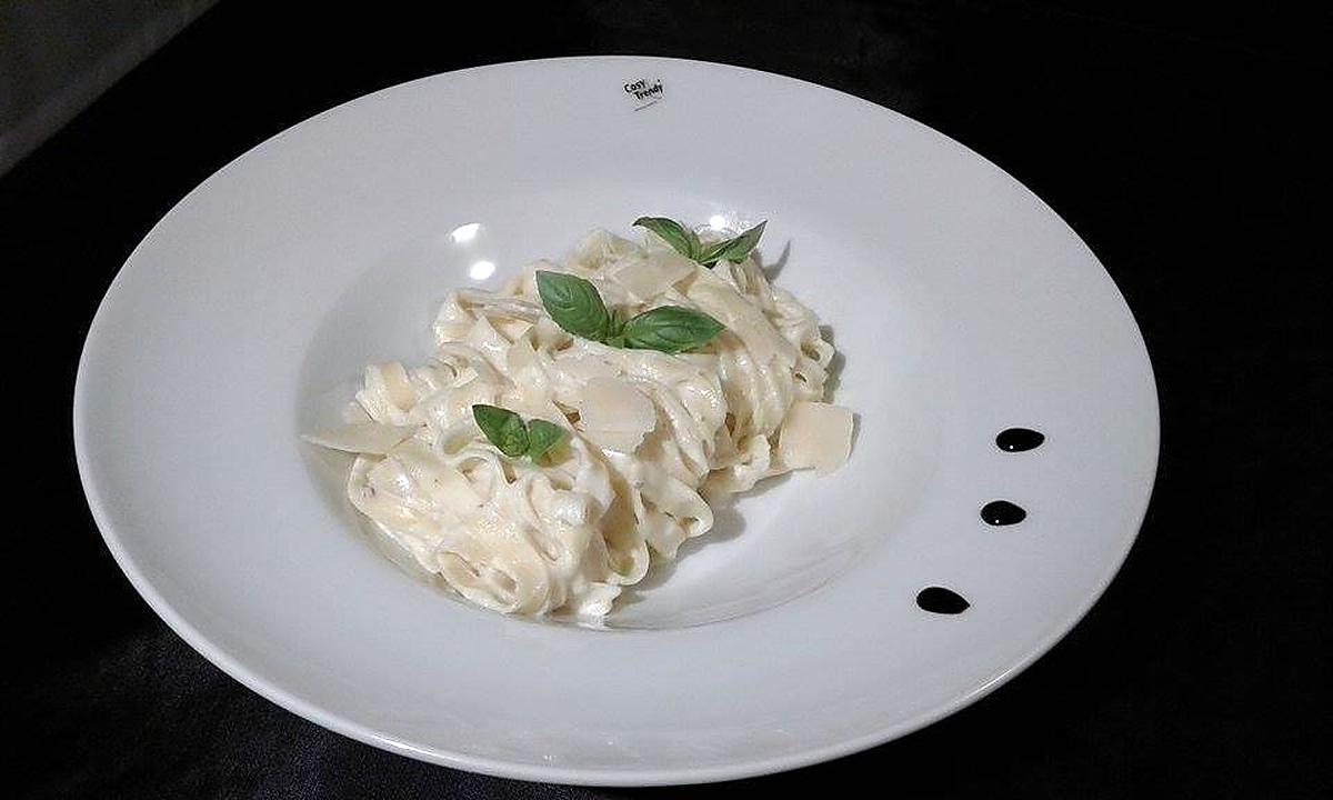 recette Tagliatelles sauce Alfredo