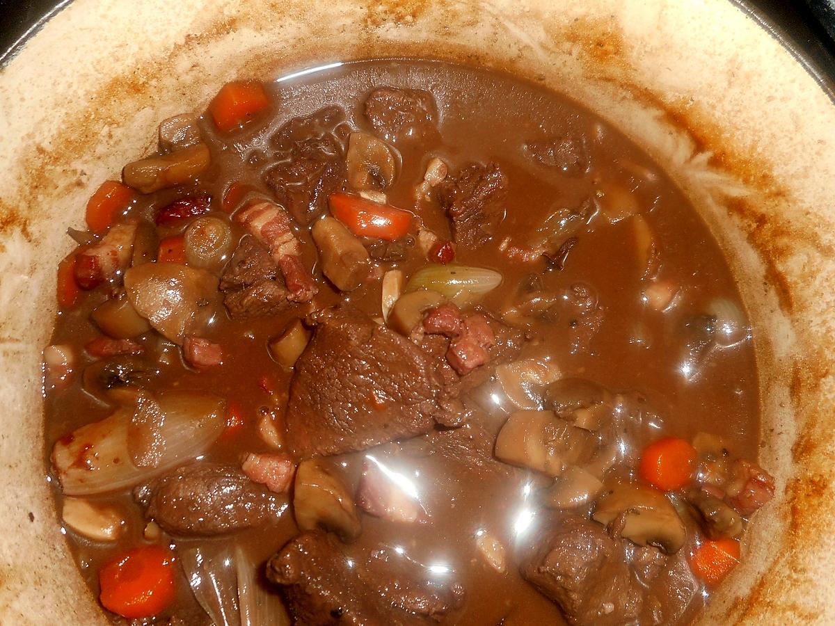 recette Estouffade de cerf au beaujolais