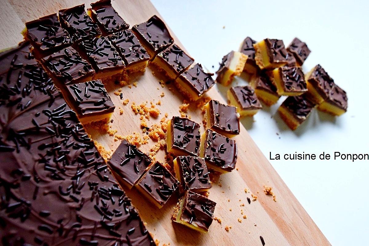 recette shortbread ou twix maison au lait concentré sucré