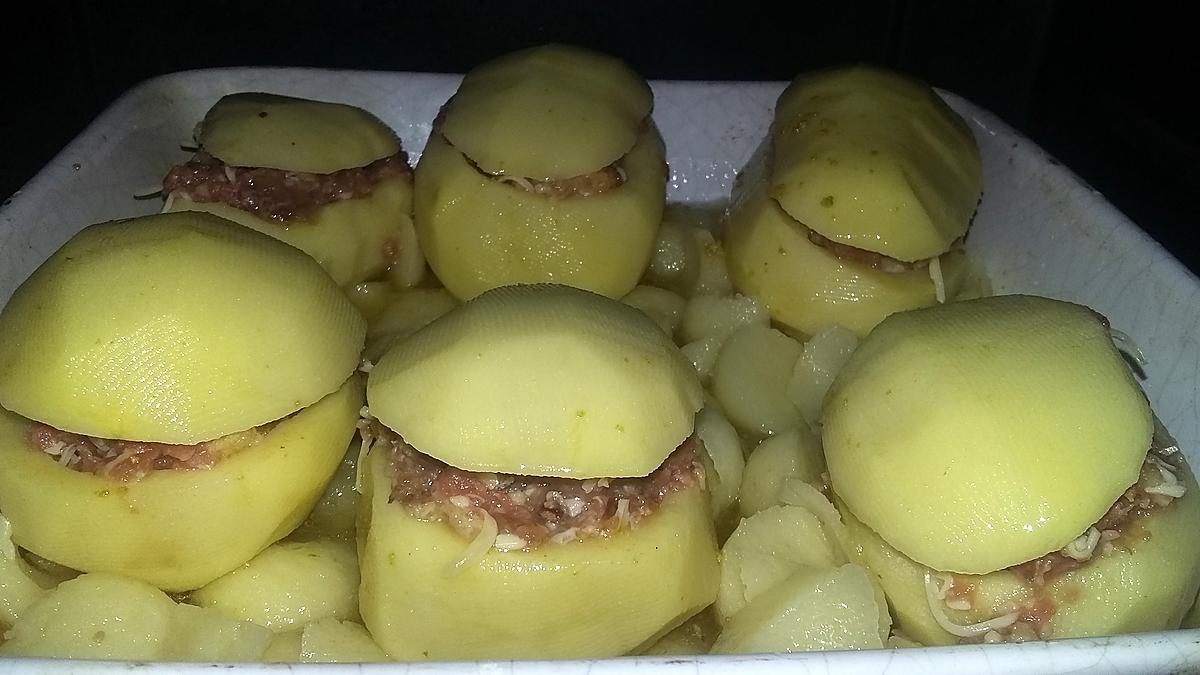 recette Pommes de terres farcies a la viande de Jeanmerode