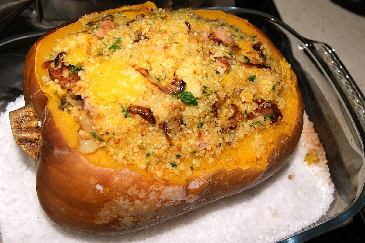 recette Courge butternut farcie