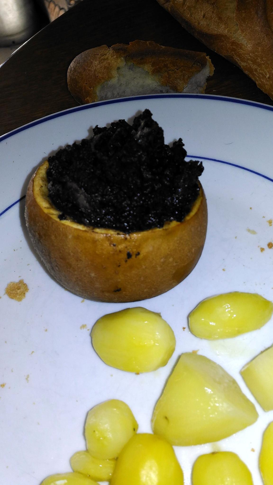 recette Pomme farcie au boudin noir