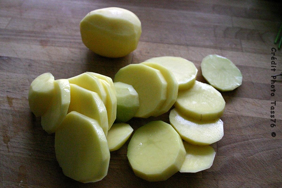 recette Pavé de Saumon aux Pommes de terre en Persillade