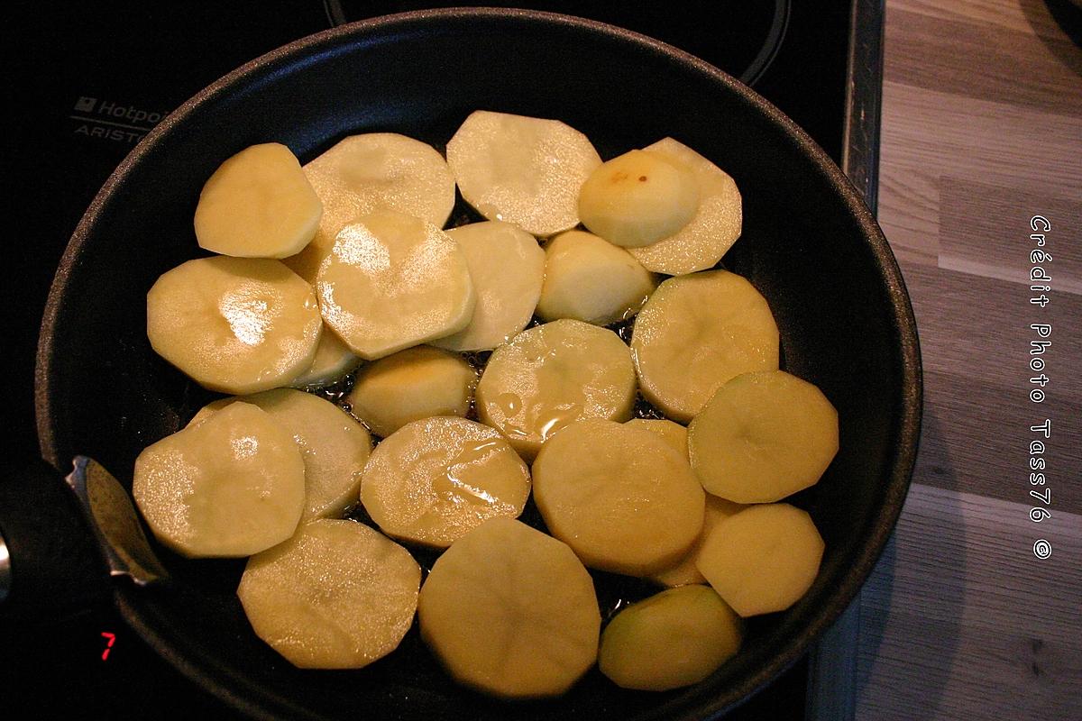 recette Pavé de Saumon aux Pommes de terre en Persillade