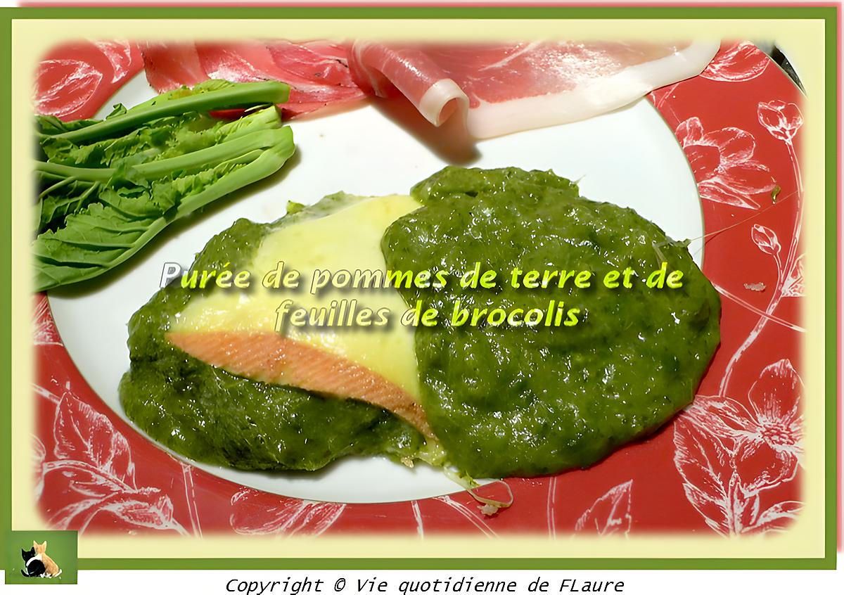 recette Purée de pommes de terre et de feuilles de brocolis