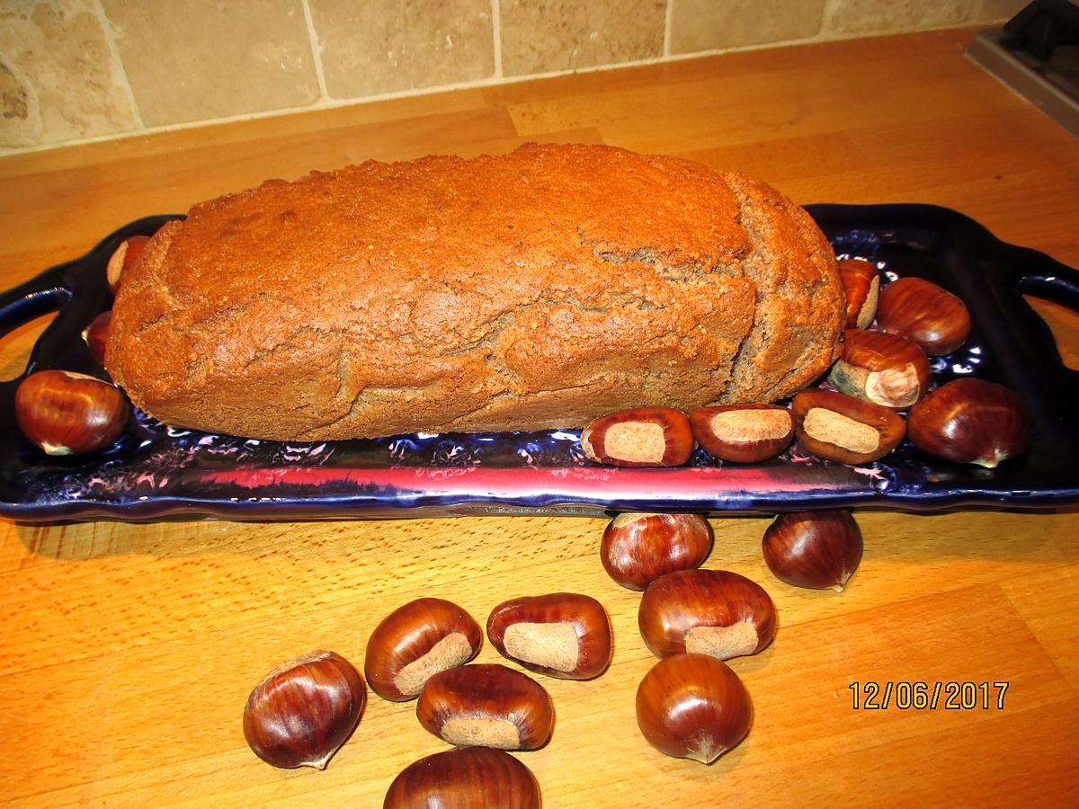 recette Cake à la farine de châtaigne sans gluten