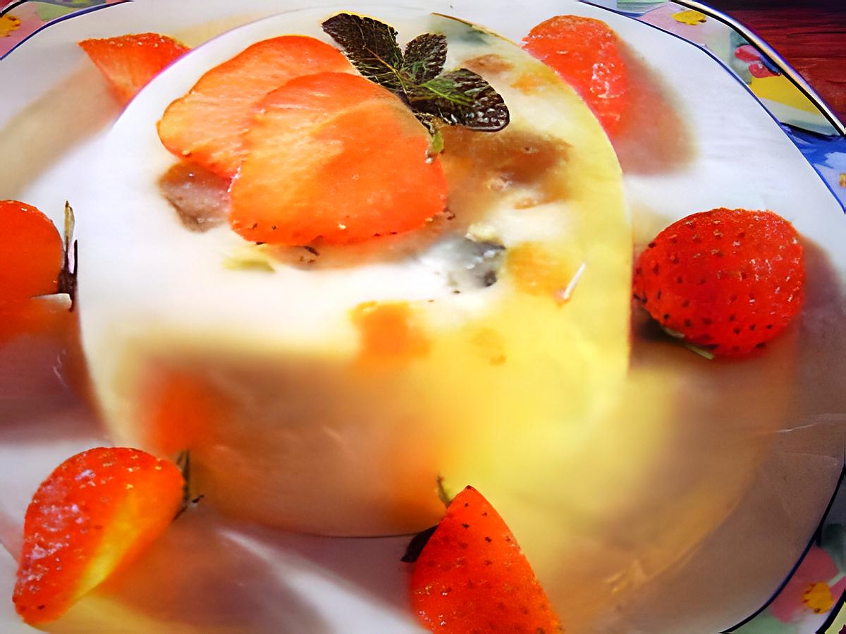 recette dessert  parfum de fraises