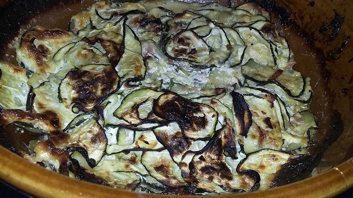 recette Gratin dauphinois aux courgettes