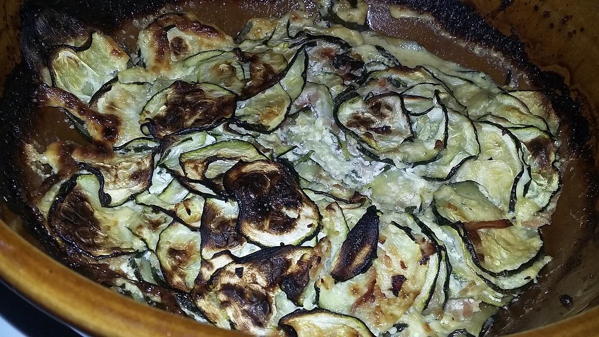 recette Gratin dauphinois aux courgettes