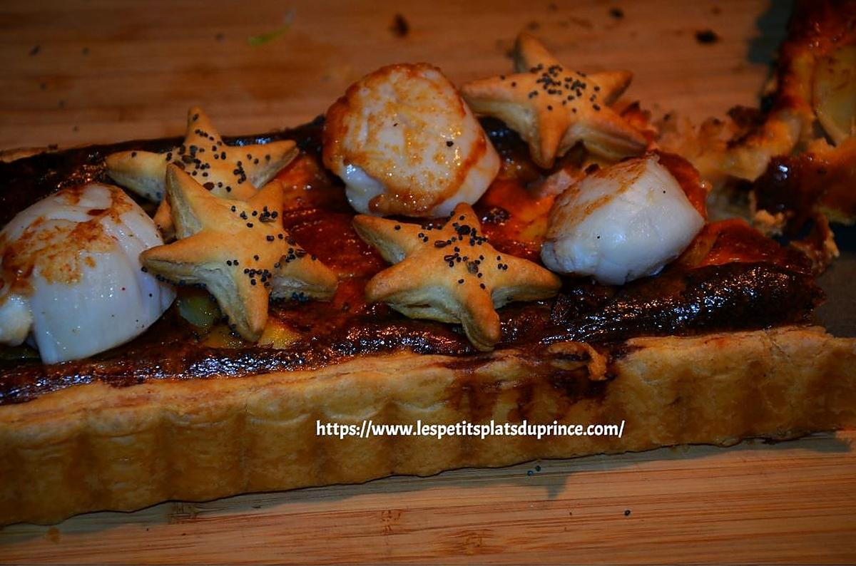 recette Tarte aux noix de St Jacques