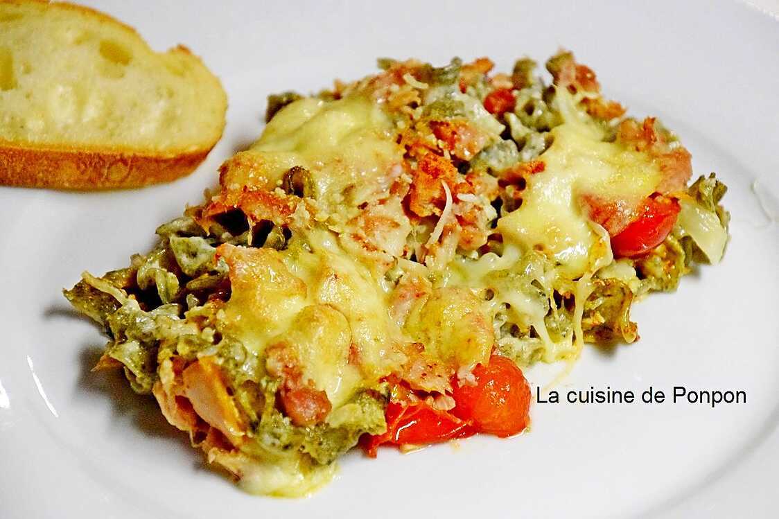 Recette de Gratin de pâtes au thon