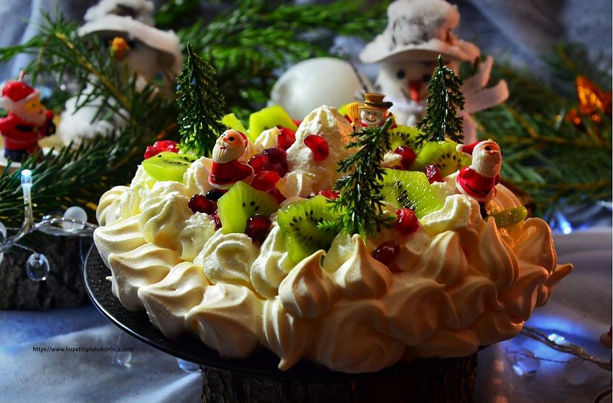 recette Pavlova de Noël