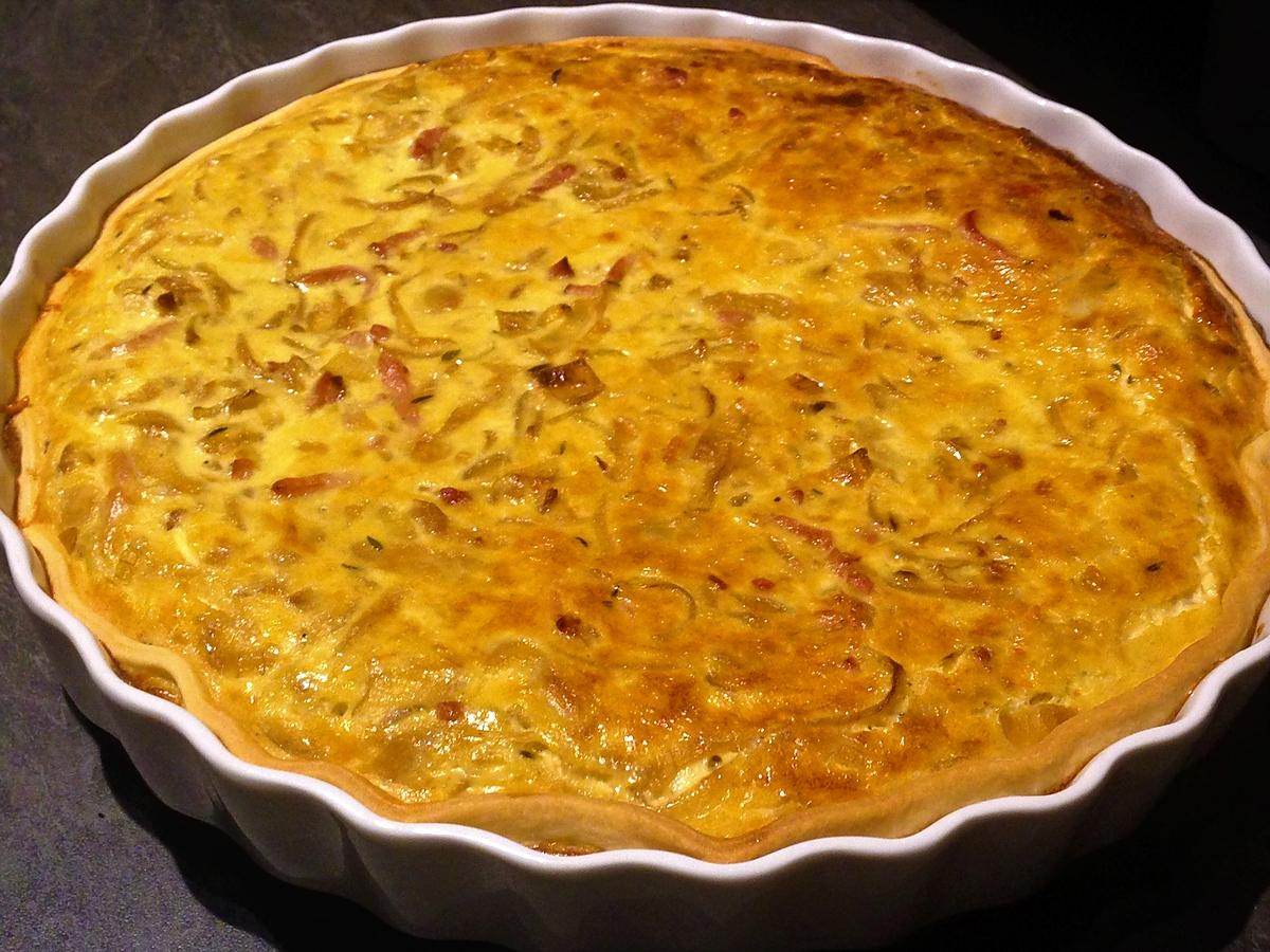 recette Tarte à l'oignon alsacienne