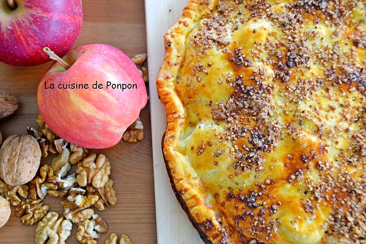 recette Chausson feuilleté aux pommes, bananes et spéculoos