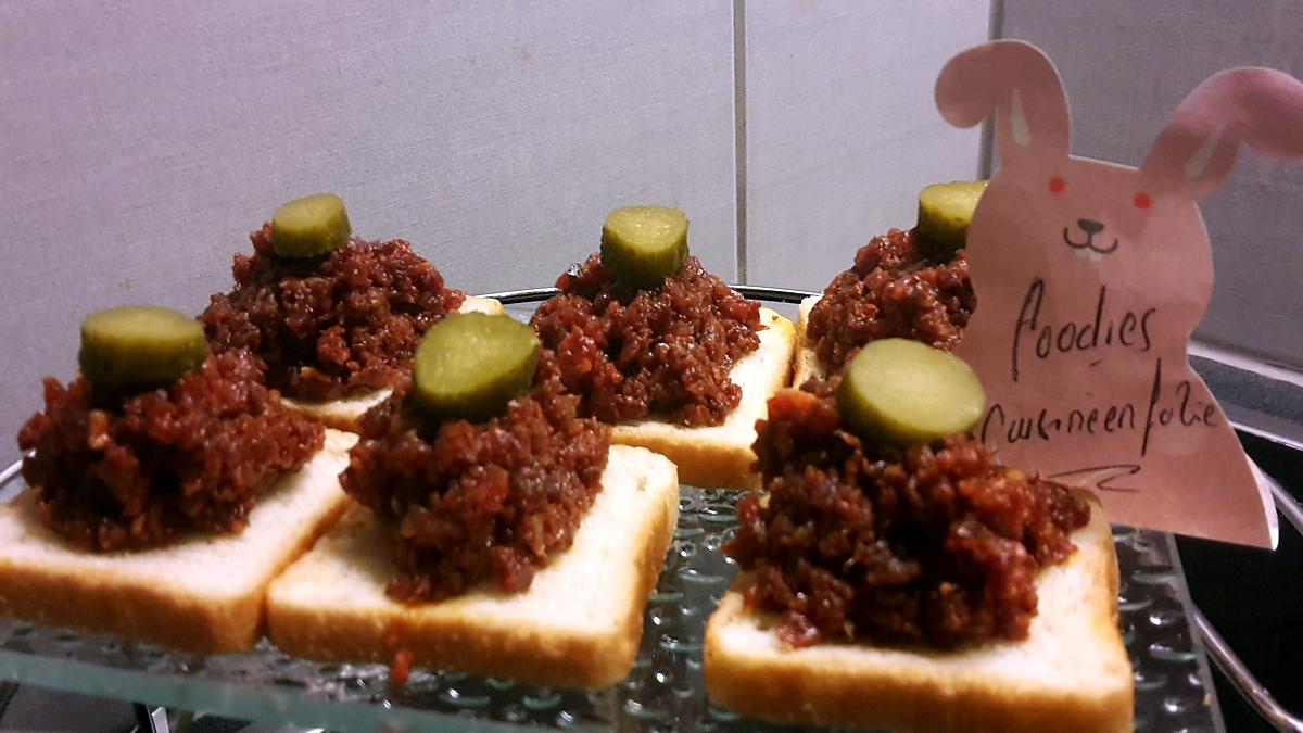 recette Tartare de viande séchée