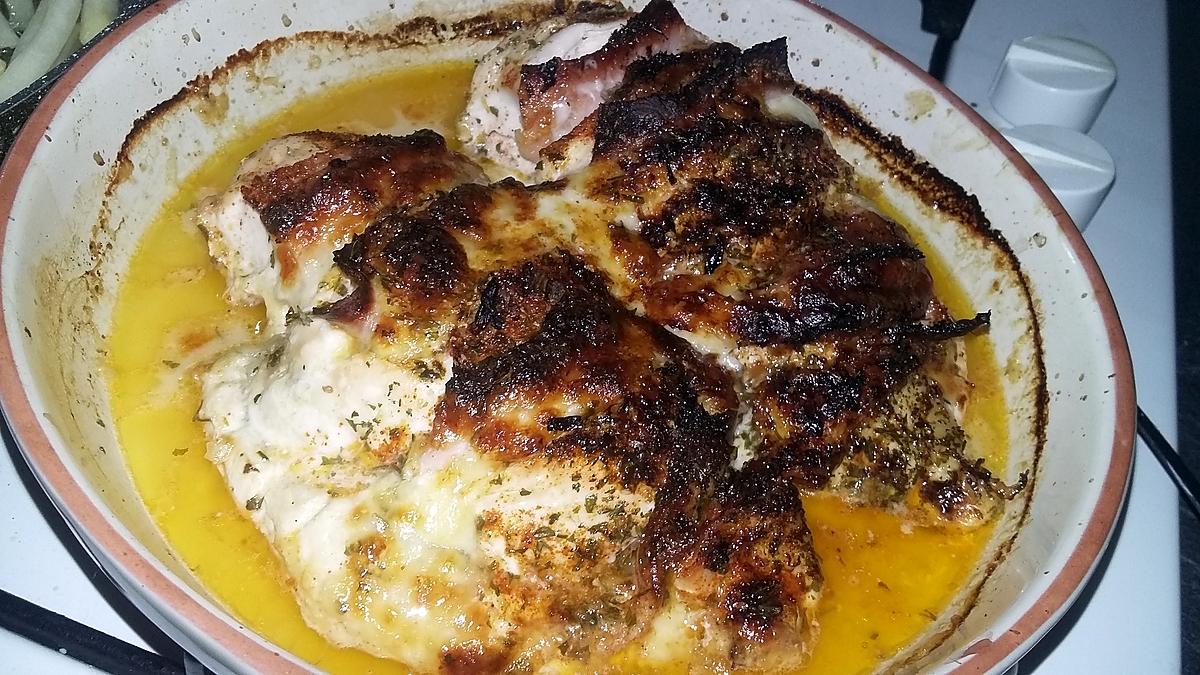 recette Blancs de dinde gratiné façon Orlof