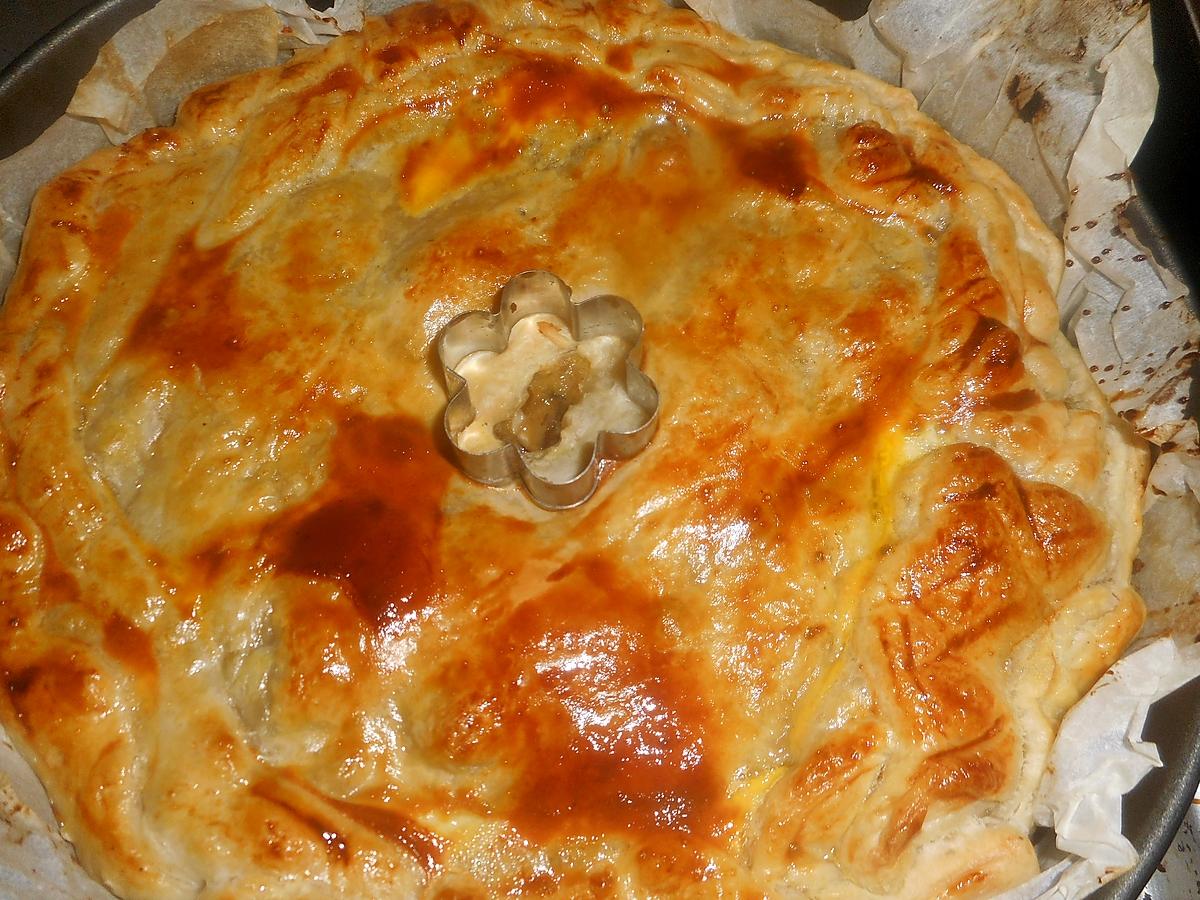 recette Tourte au cerf et champignons des bois