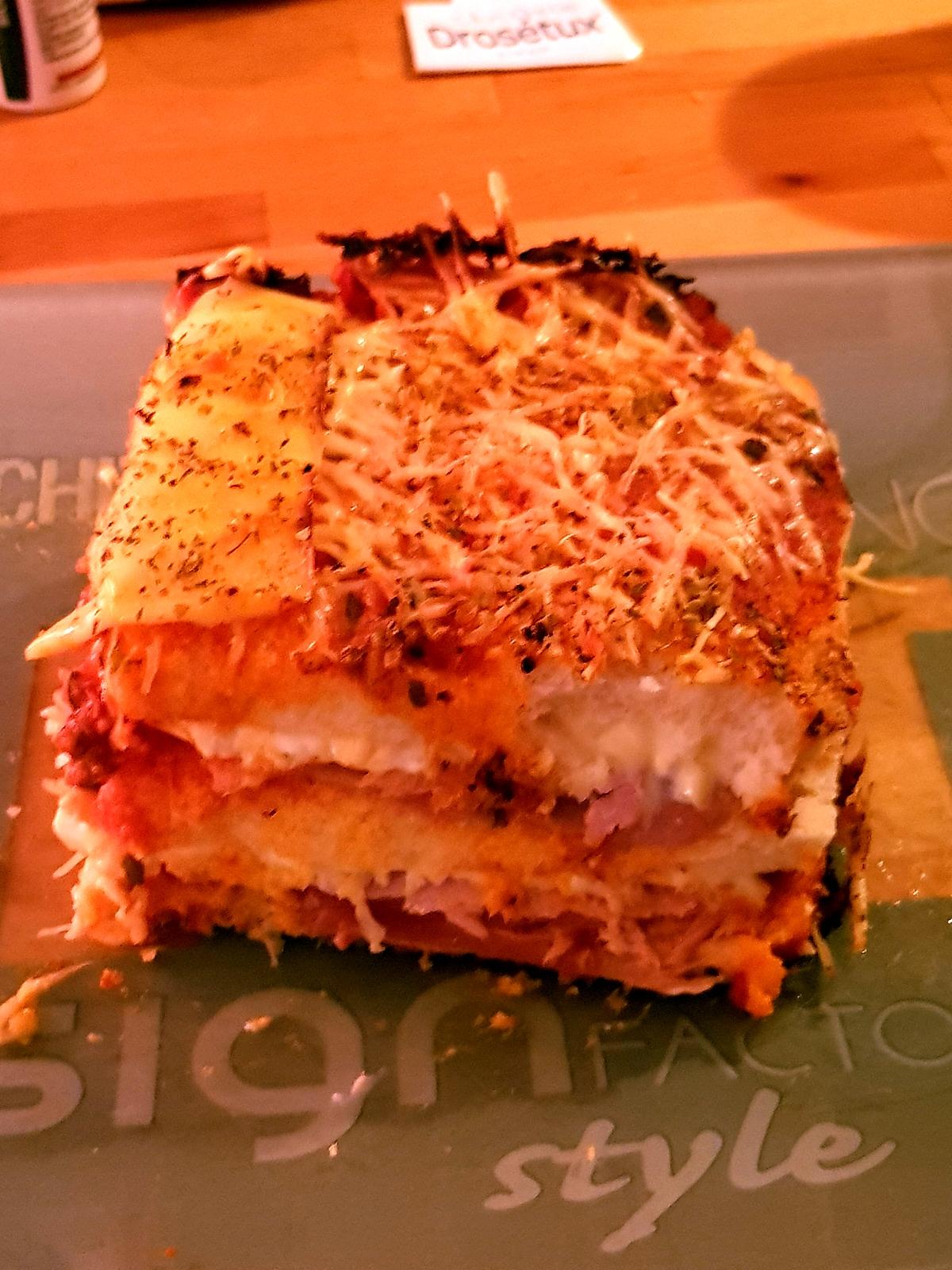 recette Croc lasagnes de cuisine de a à z