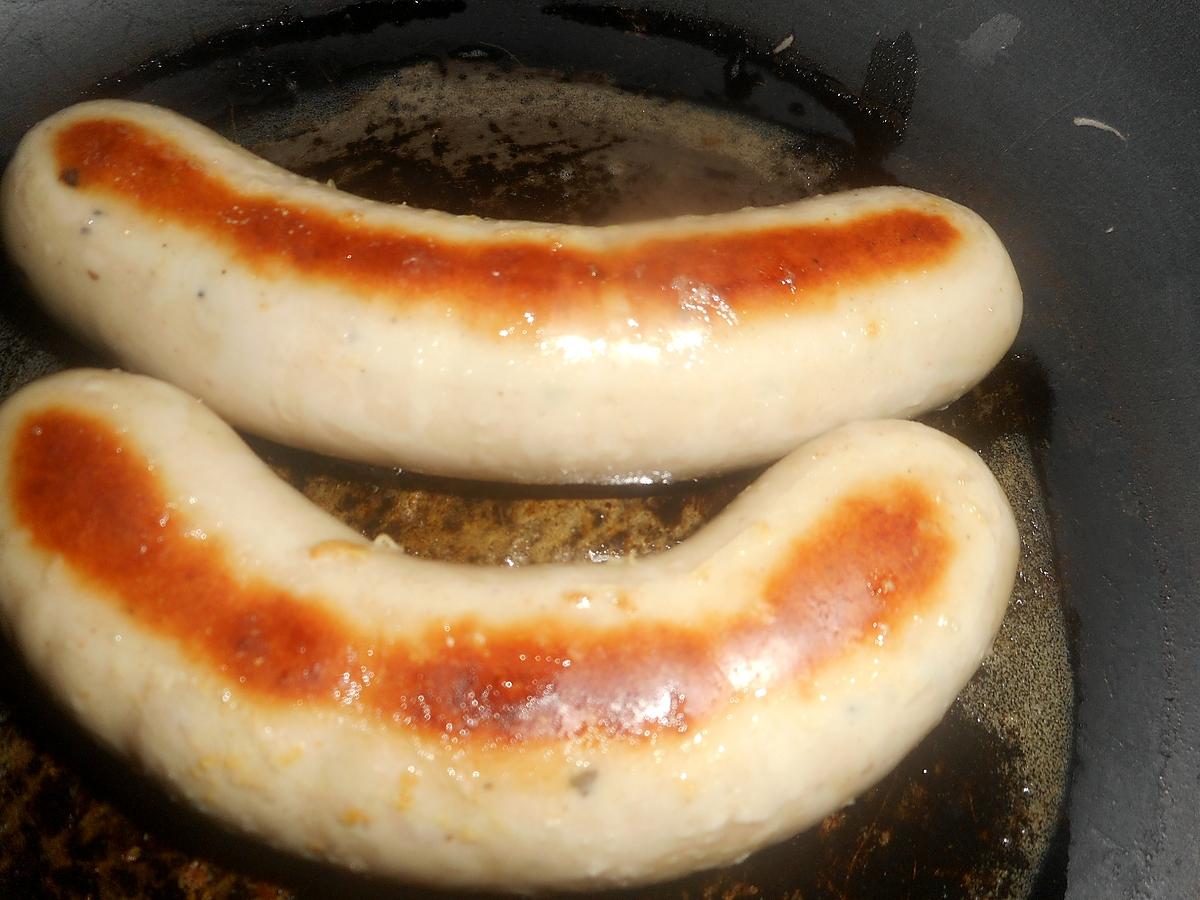 recette Boudin blanc truffé, pommes aux sirop d érable