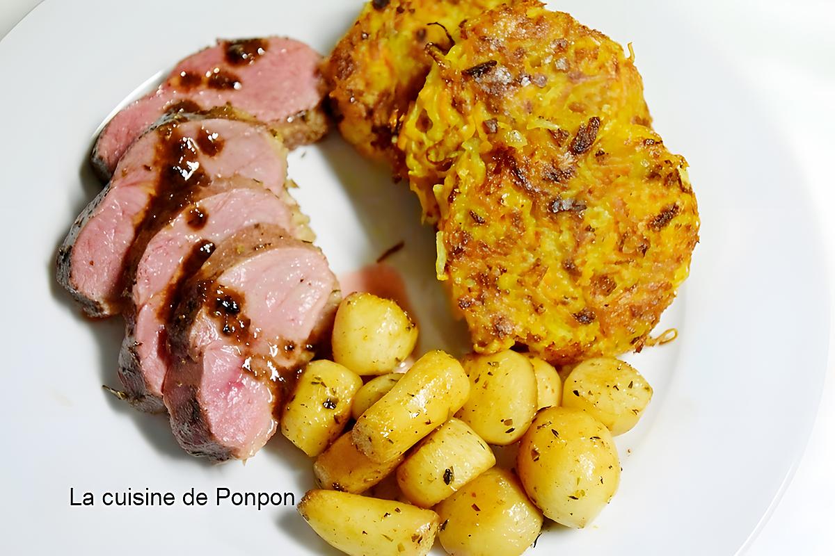 recette Galette de carottes et pommes de terre