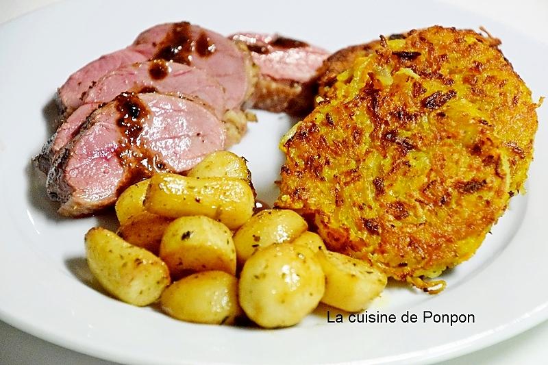 recette Galette de carottes et pommes de terre