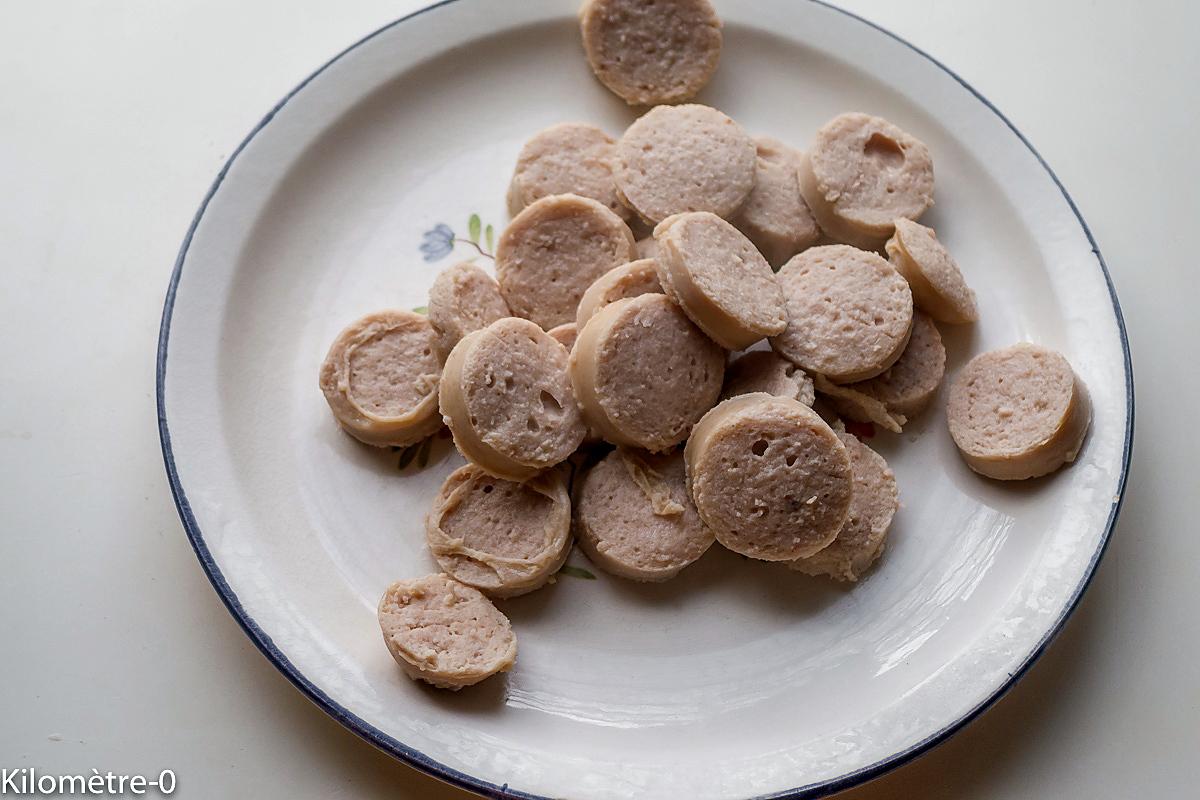 recette Aumonières de boudins blancs aux pommes