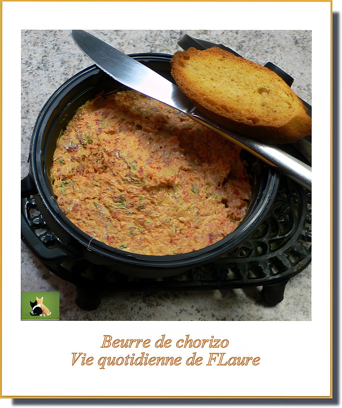 recette Beurre de chorizo