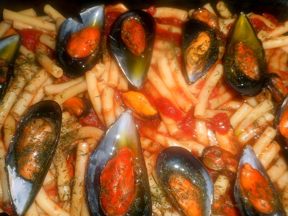 recette Macaroni aux moules d espagne