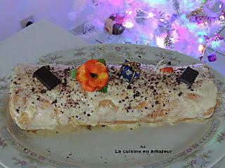 recette Bûche à la mousse de mangues