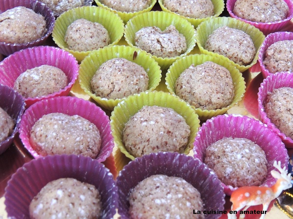 recette Boules à la poudre d'amandes