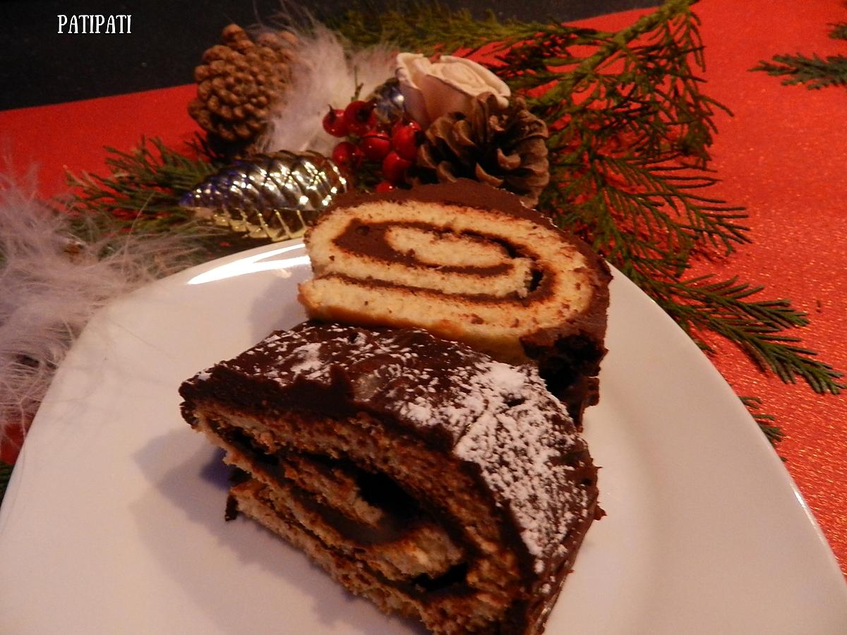 recette Bûche au chocolat Noël 2017